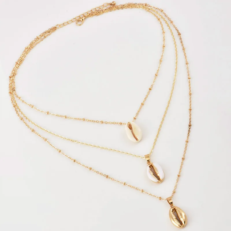 Новинка 2019 популярная Подвеска из сплава многослойное женское ожерелье