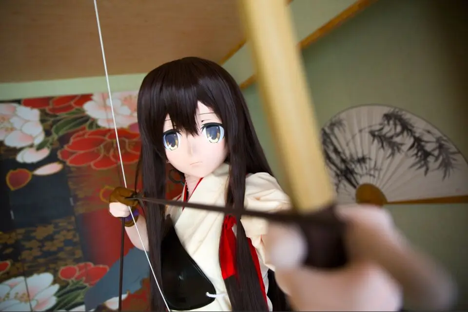 (KM8298) Высококачественная Женская Смола ручной работы полный головы Косплей