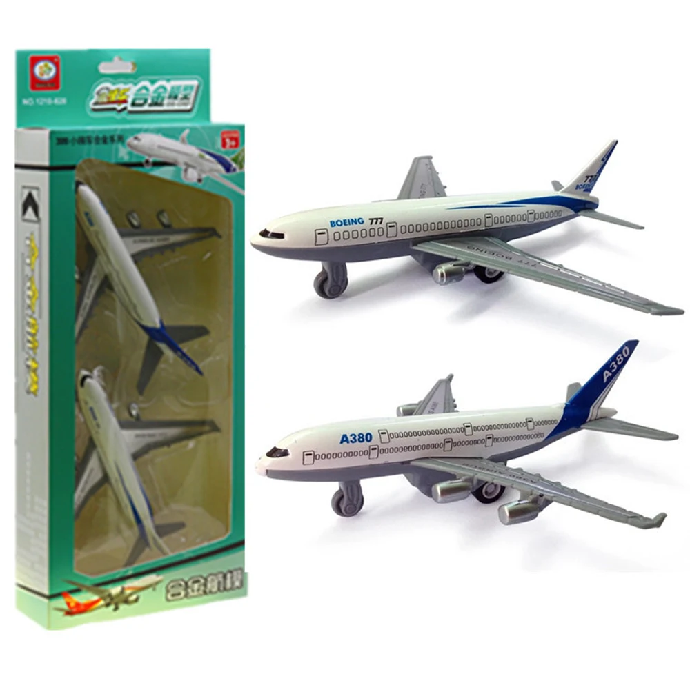Модель самолета из металлического сплава авиакомпании 777 2 шт./компл. игрушечный