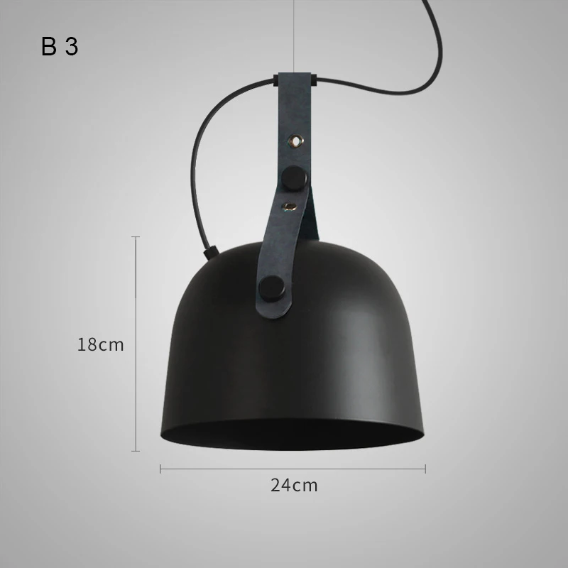 Black B3 Lamparas de Techo винтажные подвесные светильники, кухонная Подвесная лампа, подвесной светильник в стиле лофт, ретро промышленная лампа, осветительные приборы E27 - Цвет корпуса: Black B3