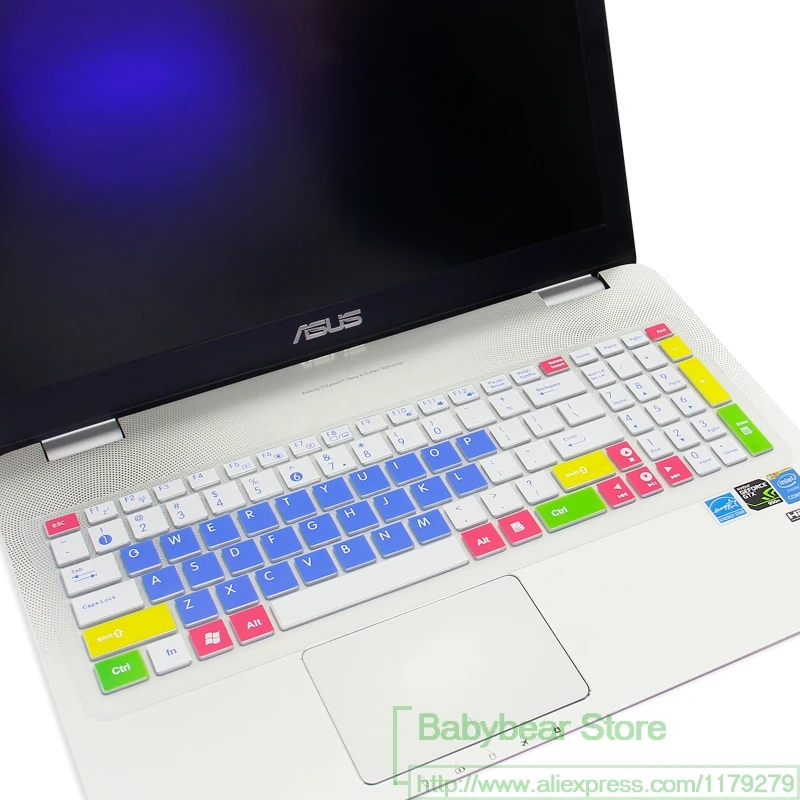 Силиконовый защитный чехол для ноутбука Asus X751 X751L X751La X751Lav X751Ld X751Ldv X751Lk X751Ln X751Ma