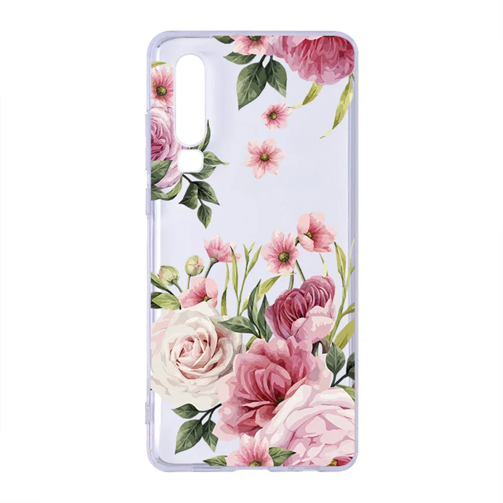 Чехол для телефона Huawei P20 P30 Pro Lite модный прозрачный мягкий силиконовый чехол из