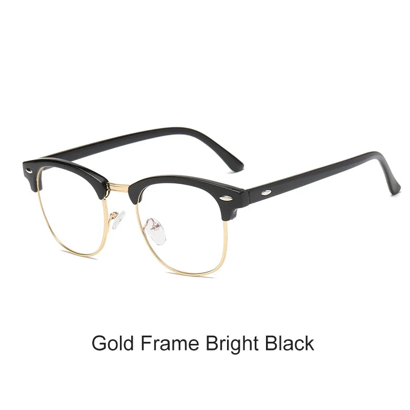 Gold Bright Black VEGA Eyewear Oval Blue Light glass es для компьютера, мужчины, женщины, стекло для ПК, синий Блокер, компьютерное стекло es, лучшие игровые очки VG247 - Цвет оправы: Gold Bright Black