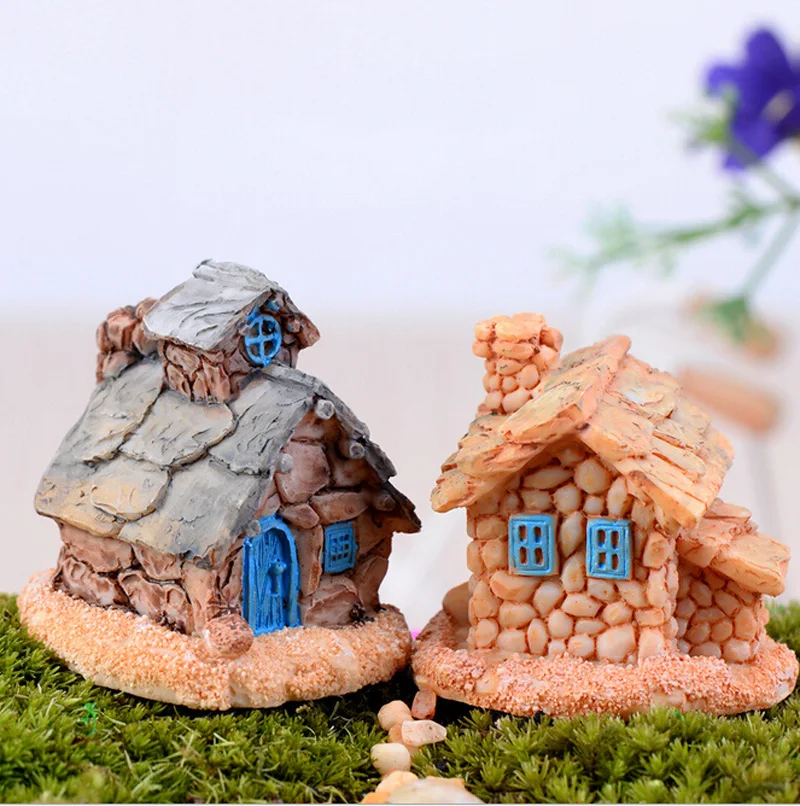 Фигурки загородного коттеджа декоративный дом Искусственный аквариум статуя