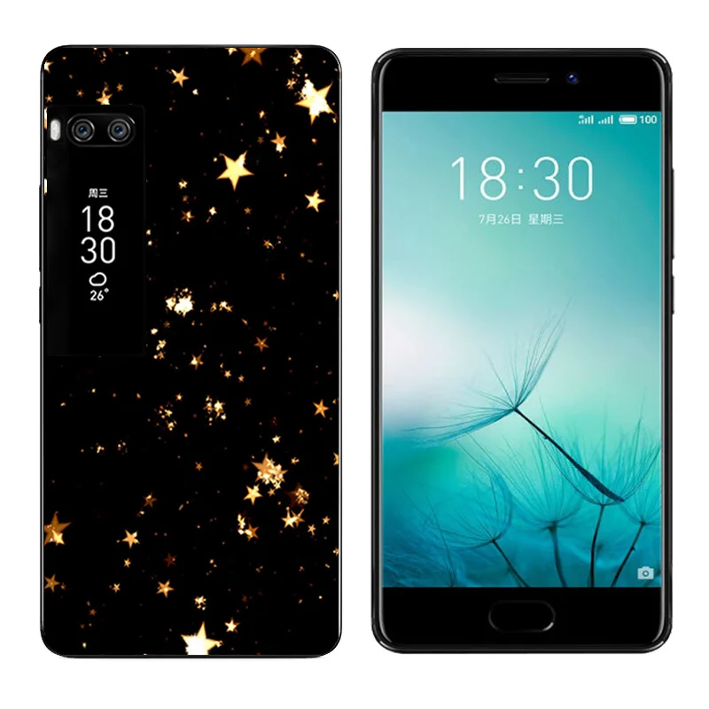 Защитные чехлы для Meizu Pro 7 5 2 дюйма мягкий силиконовый чехол на заднюю панель