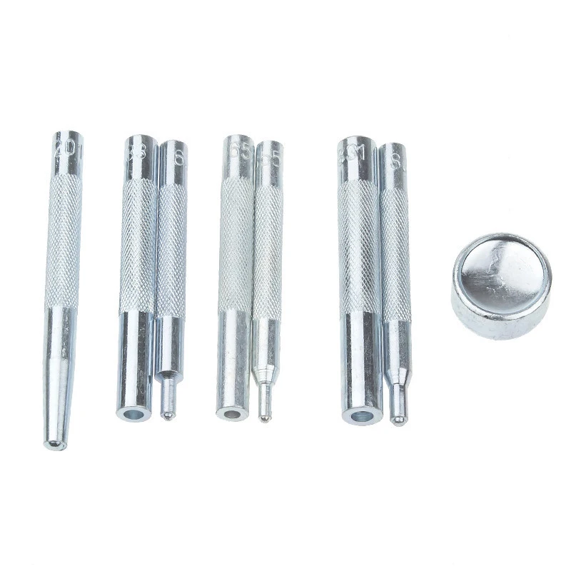 Meetee 1set Sanp Button Fastener Installation Tool Kit DIY Manual Leather Craft Bag Button Buckle Installation Accessory AP2241