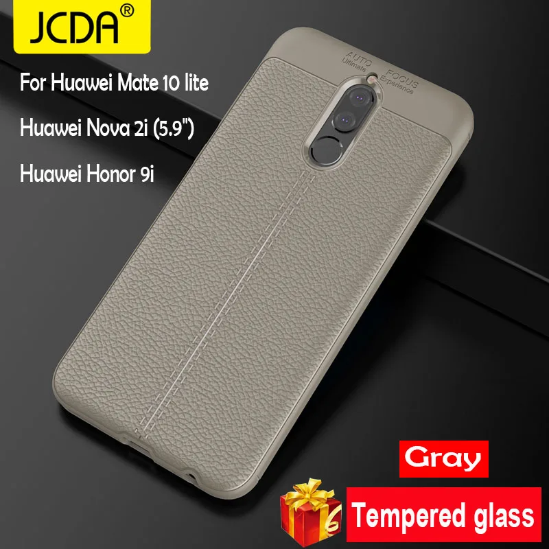 JCDA чехол для huawei Коврики 10 lite силиконовый противоударный ТПУ мягкий кожа крышка