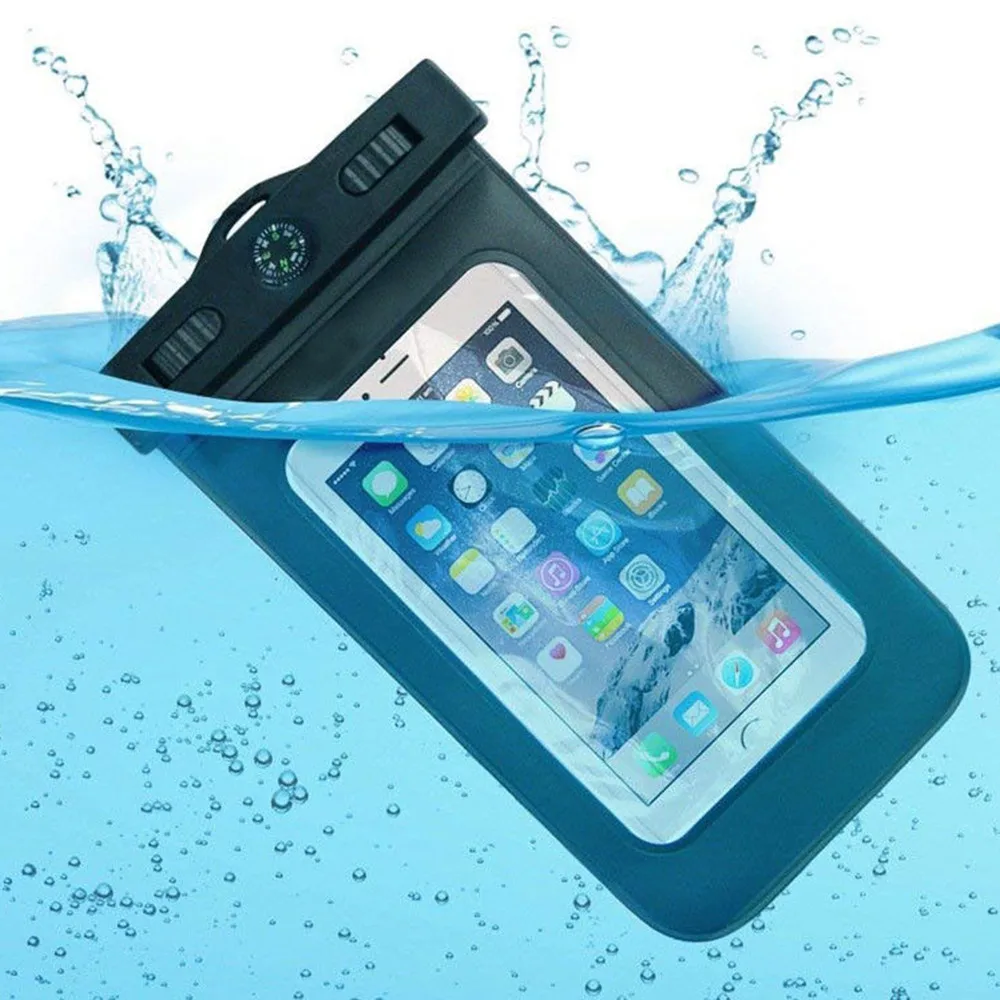 Универсальный 6 дюймов Водонепроницаемый подводный чехол для телефона с