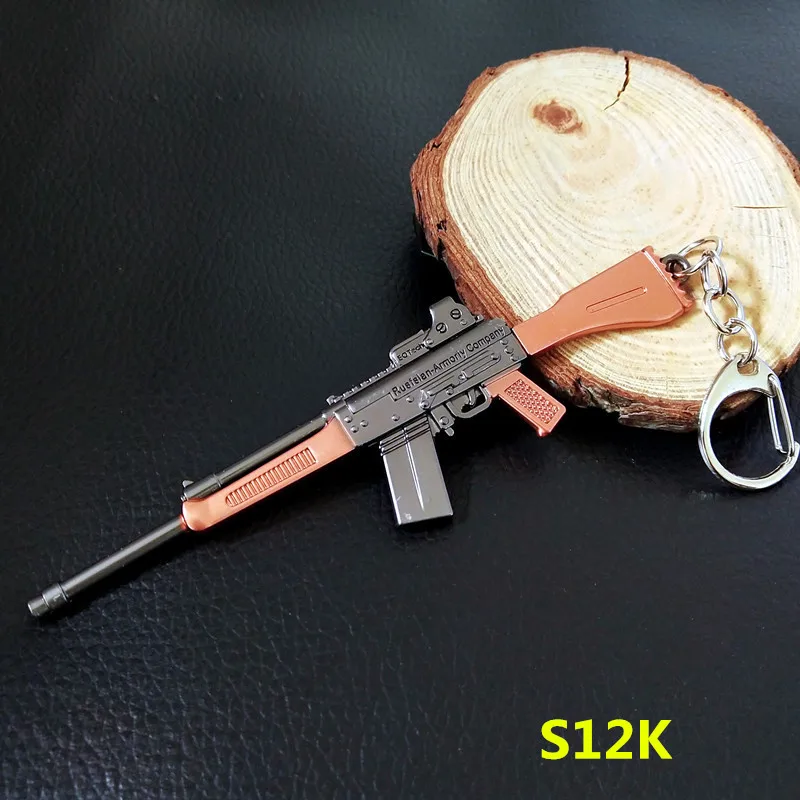 Игра PLAYERUNKNOWN'S BATTLEGROUNDS Косплей Костюм брелок akm 98k модель оружия брелок PUBG Pan шлем для веера подарок