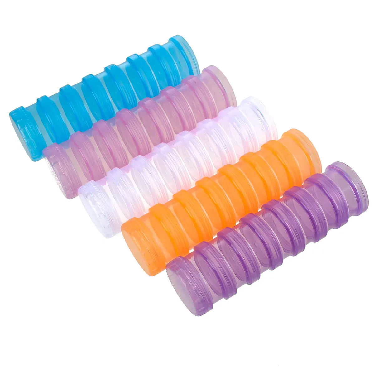 Дорин коробка Пластик Бусины Организатор Контейнер для хранения Box Круглый