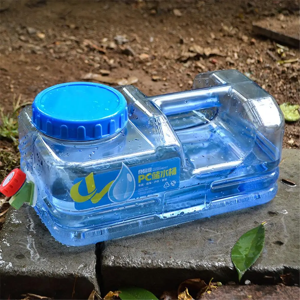 5L автомобильное ведро PC BPA-Free многоразовые пластиковые бутылки для воды галлон замена бутылки для воды защелкивающаяся крышка Анти Всплеск кувшин контейнер