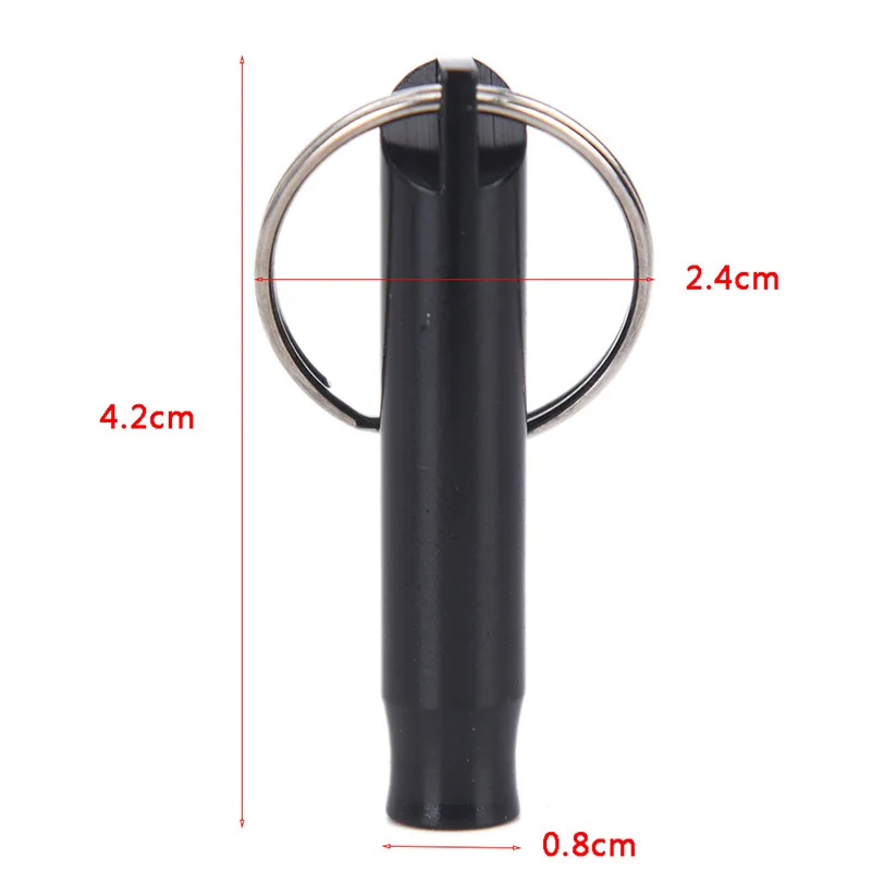 

1Pcs Outdoor Metal Multifunction Whistle Pendant With Keychain Keyring For Outdoor Survival Emergency