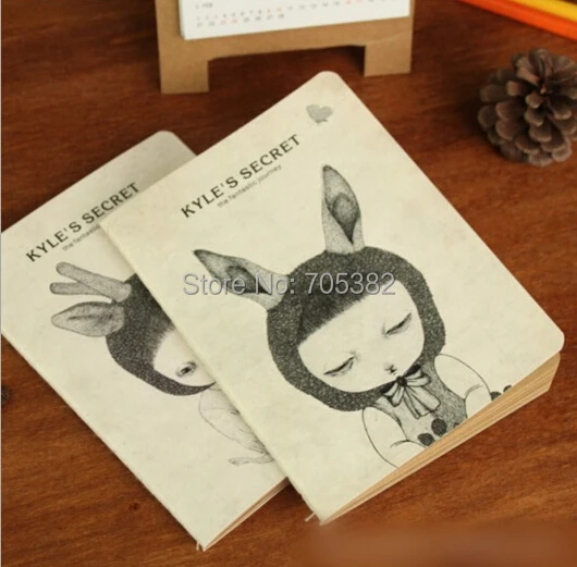 1 шт. Kawaii для девочек дизайн Тетрадь Дневник канцелярская бумага детей хорошее