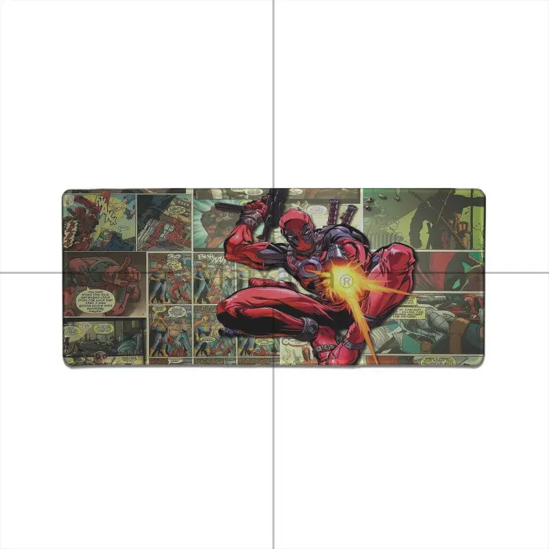 Lock Edge 30x80cm MaiYaCa, высокое качество, Дэдпул, Человек-паук, прочный мягкий резиновый Прямоугольный Коврик для мыши, компьютера, ноутбука, мыши, коврики, игровой коврик для мыши - Цвет: Lock Edge 30x80cm