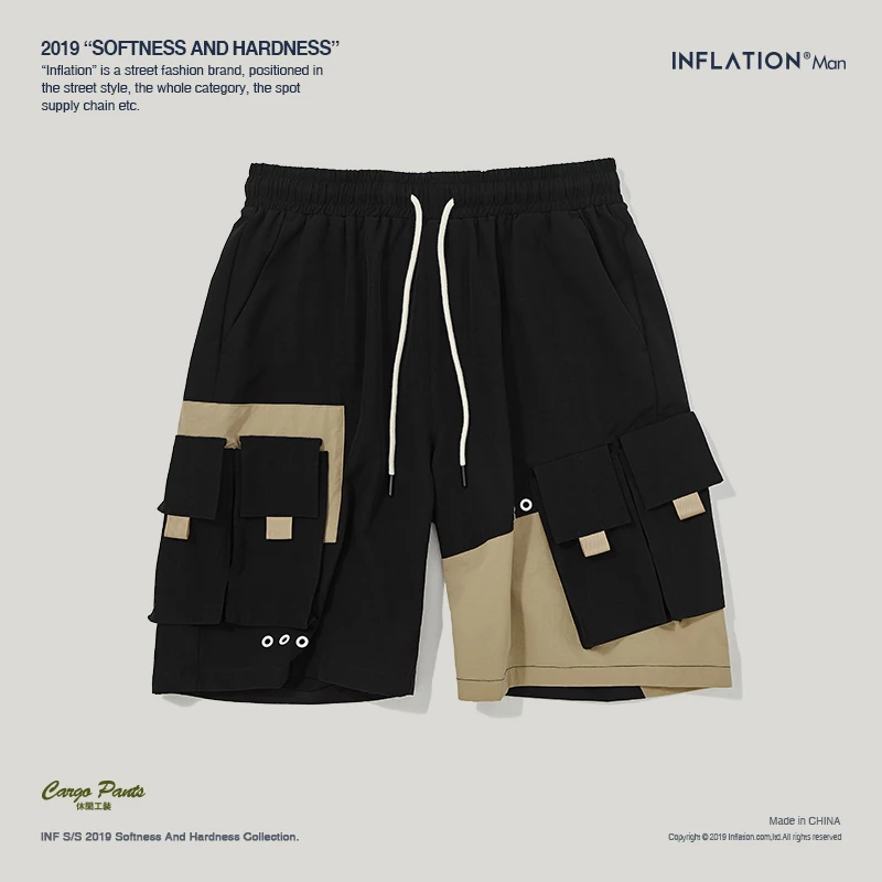 INFLATION 2019 мужские классические свободные шорты рабочая одежда повседневные