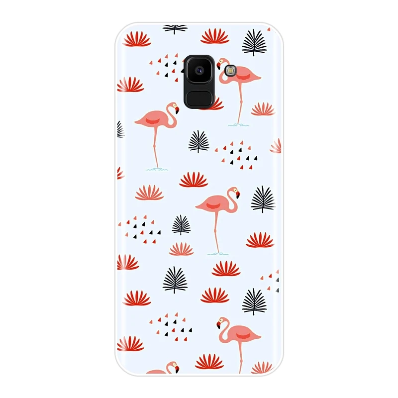 Модный чехол для телефона с фламинго Samsung Galaxy J3 J5 J7 2016 2017 2018 J4 J6 J8 Plus J2 Prime