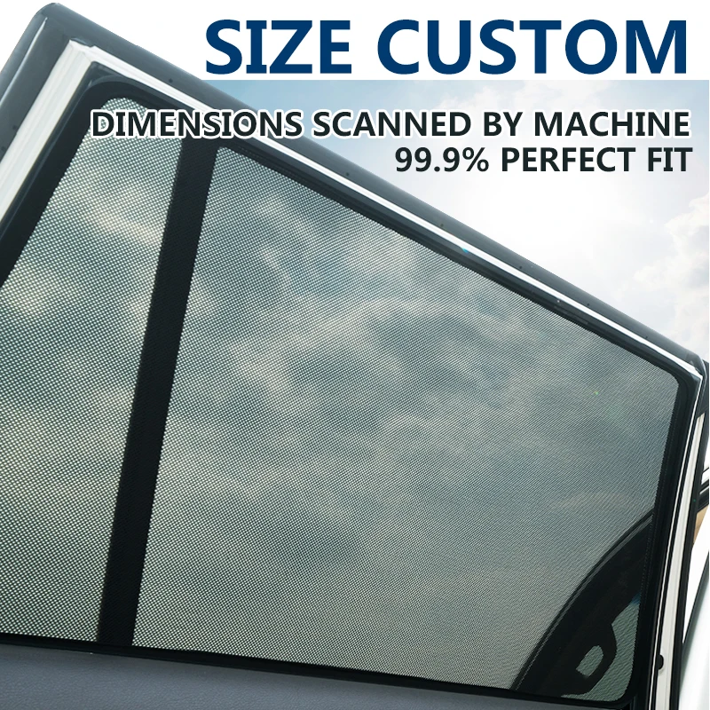 Магнитные занавески на боковые окна автомобиля 4 шт./компл. или 2 сетчатые для KIA K5