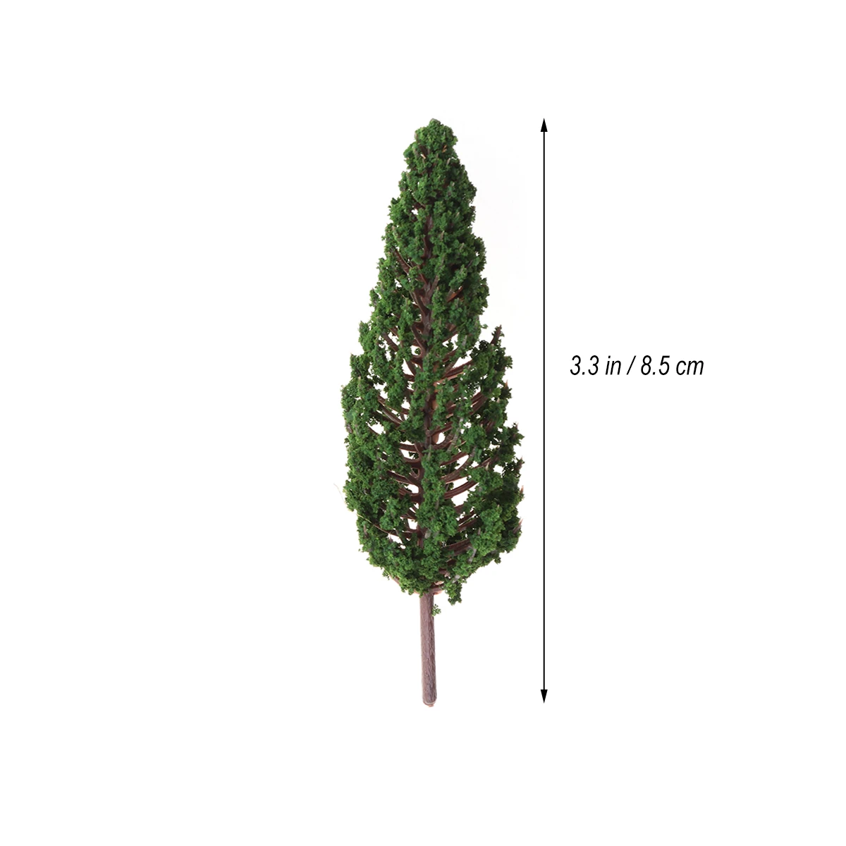 8.5cm NICEXMAS 10 шт. Модель деревья Парк улица диорама расположение пейзажей миниатюрный пейзаж декорации домашний сад украшения - Цвет: 8.5cm