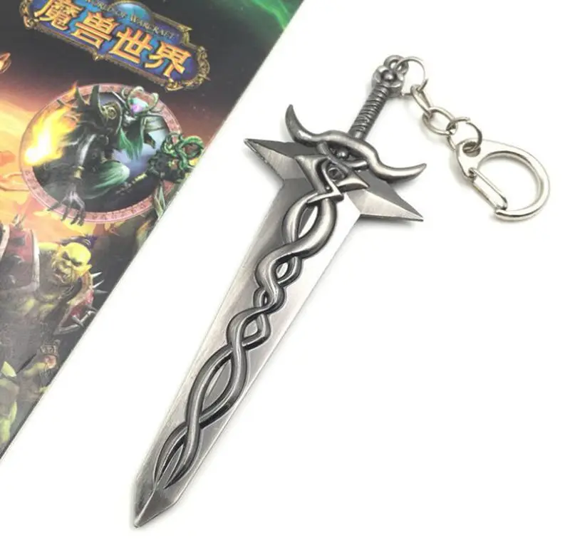 WOW коллекция брелок 12 см модель оружия король лича Frostmourne The orde Alliance для игры Сувениры для поклонников подарки