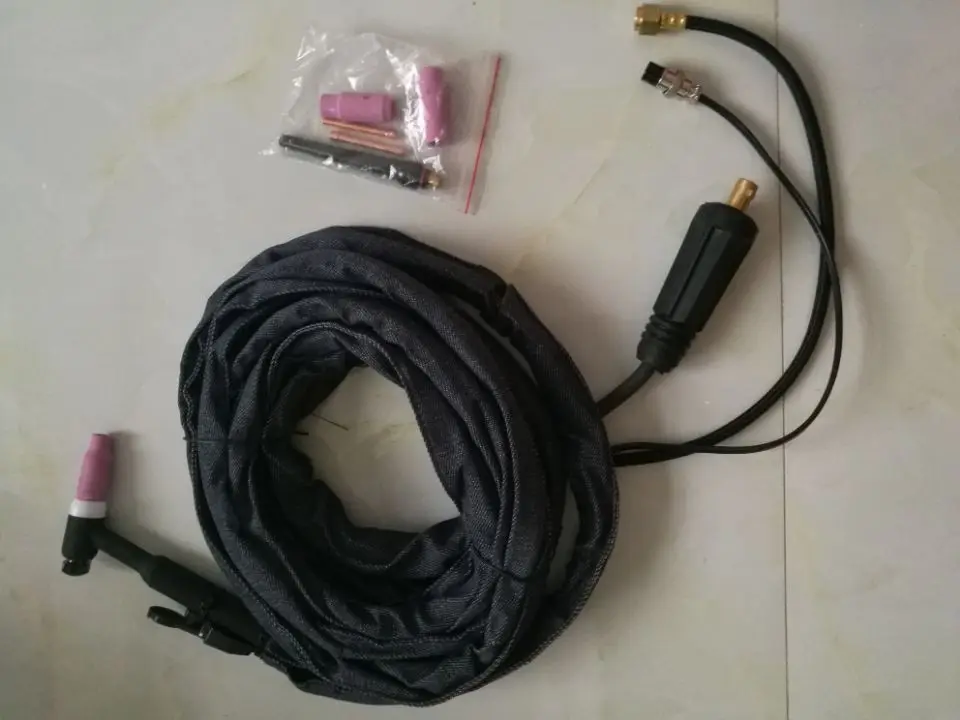 Разделенный TIG сварочный фонарь 17 Тип 160 Ампер 5 м 16мм2 кабели с 35 50 Dinze евро Быстрый