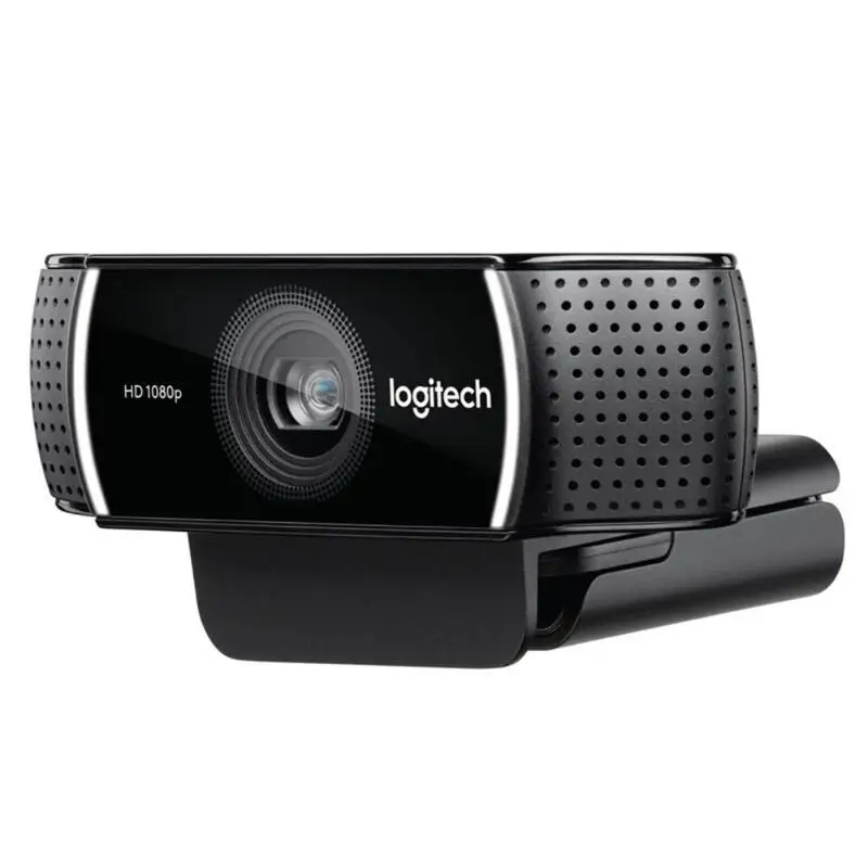 Logitech C922 Pro камера с автофокусом Встроенный микрофон потоковое видео веб-камера 1080P 30FPS Full HD якорная камера со штативом Новинка