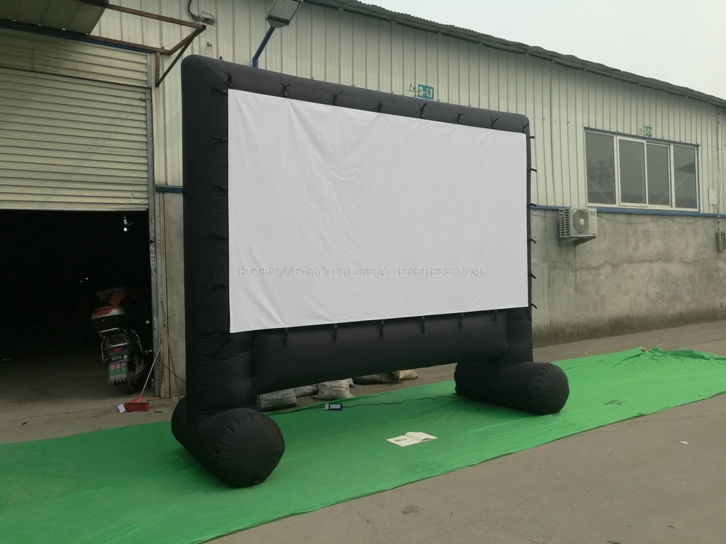 Большой надувной проектор для двора экран фильмов 16:9 14 16 17 20 22 25 футов комнатный