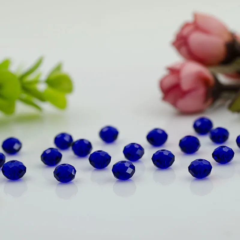 Бусины из бисера ручной работы 72 шт. граненые стеклянные бусины/хрустальные бусины 8 мм BZ08-243