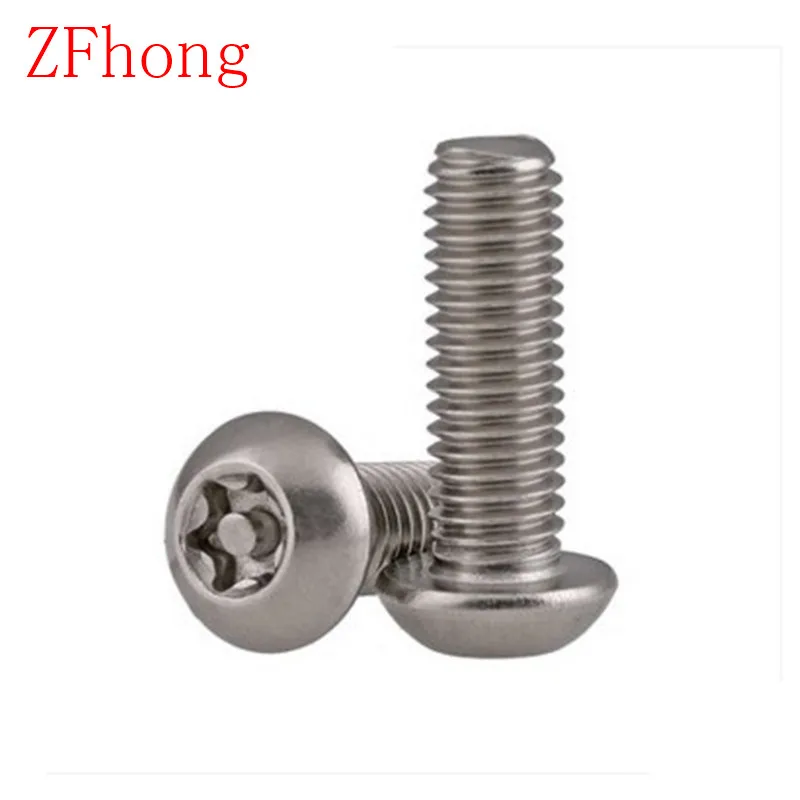 20 шт./лот M8 контактный защитный винт * 12/16/20/25/30/35/40/45/50/55/60 Torx кнопочные винты |