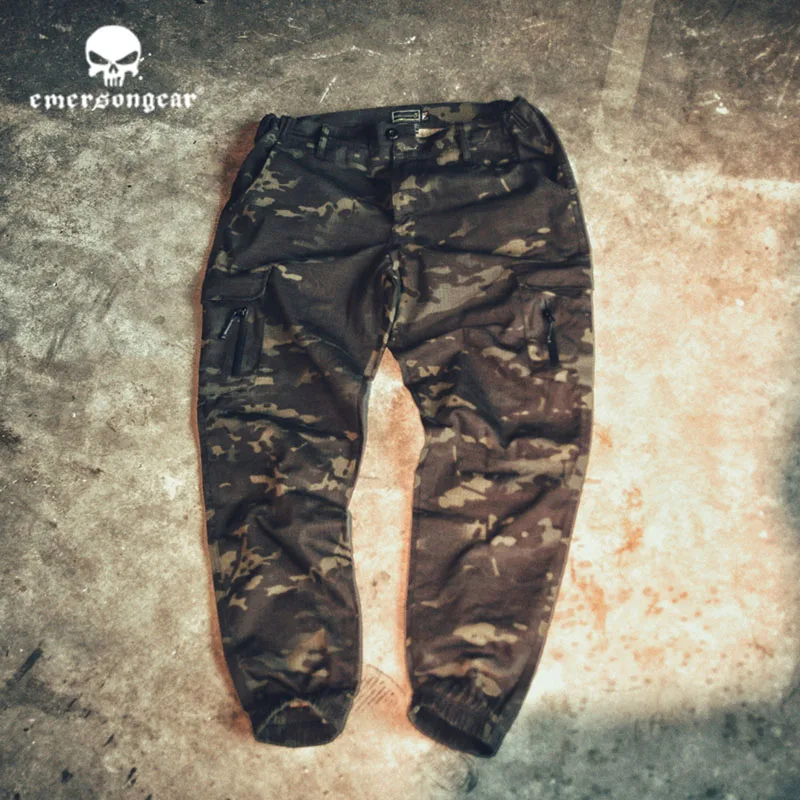 Emerson emersongear, модные, с завязками на лодыжках, тактические, стильные штаны, Мультикам, брюки, уличный стиль, уличные, военные штаны, красная молния