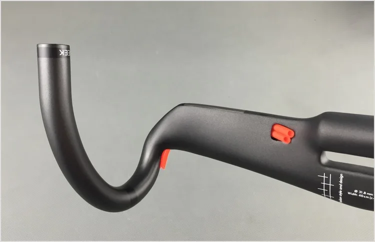 2018 полностью углеродное волокно дорожный велосипед один изгиб к ветру ручки