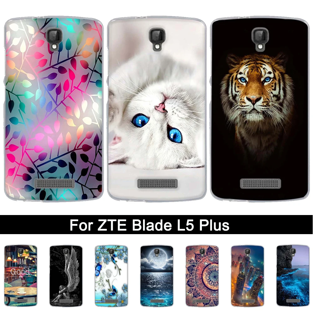Мягкий силиконовый чехол для телефона ZTE Blade L5 Plus 5 0 &quot ТПУ на заднюю панель L