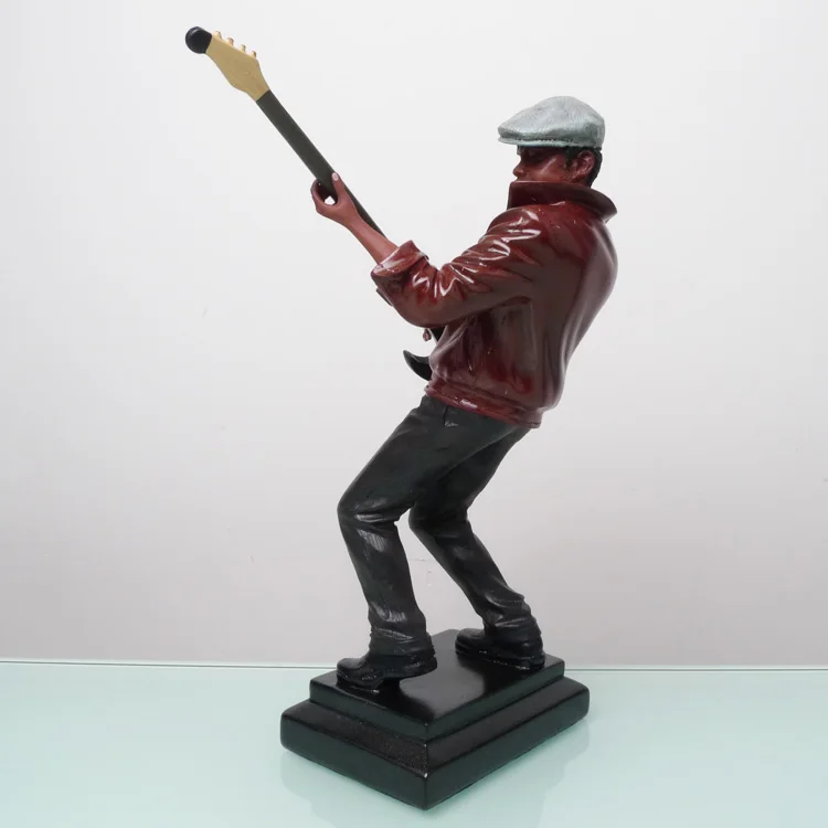 Американский кантри паб группа гитарный плеер статуэтка бюста Смола ручной