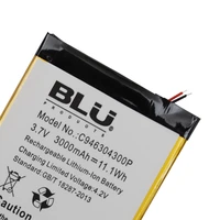 original backup 3000mah battery for blu c946304300p studio 6 0 d650 in stock tracking number in stock