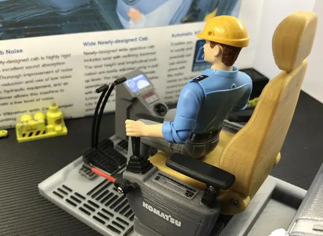 Имитация сиденья салона кабины для 1/14 1/12 RC игрушечный гидравлический экскаватор