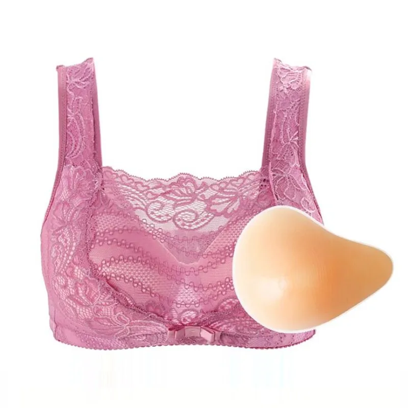 Women Bra Breast Prosthetic Silicone Underwear Female After Breast Cancer Surgery Surgical Resection No Steel Ring Bras H4641