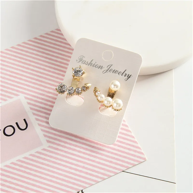 Женские серьги с искусственным жемчугом 19 цветов|Серьги-клипсы| |