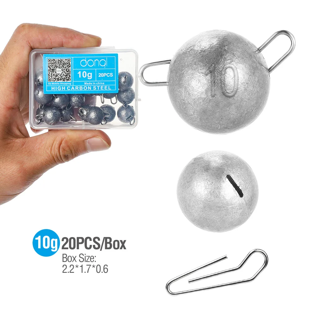 20pcs 10g DONQL 20 шт./кор. Jig Head свинцовые для рыболовный крючок глубокий-пульки, Вес Мягкая приманка в виде червей 2g-14g Карп рыболовные принадлежности рыболовные снасти - Цвет: 20pcs 10g