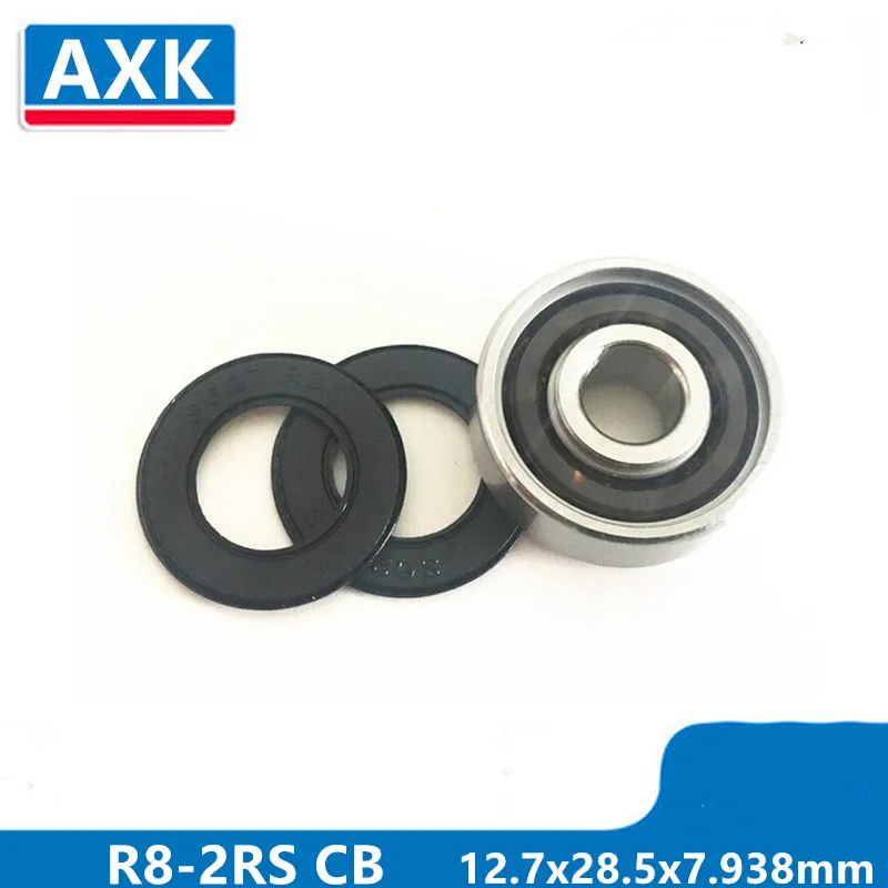 Axk 1 шт. R8 2rs Гибридный Керамика радиальный подшипник 12 7x28 5x7 938 мм Cb Abec 3|Подшипники| |