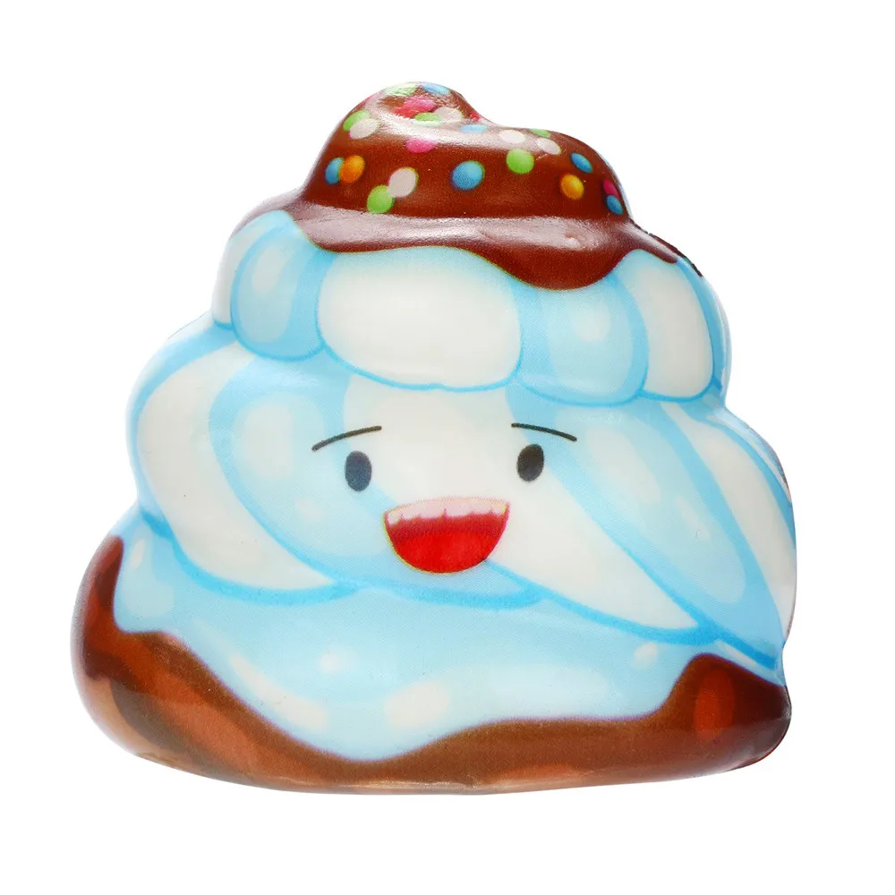 F Игрушечные какашки для торта Kawaii крем торт Poo медленно поднимающийся крем Ароматические игрушки для снятия стресса для детей - Цвет: F