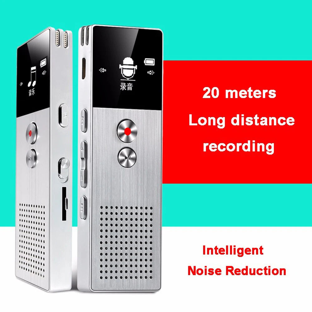 Миниатюрный цифровой диктофон с флеш-памятью 8 Гб MP3 музыкальный плеер запись