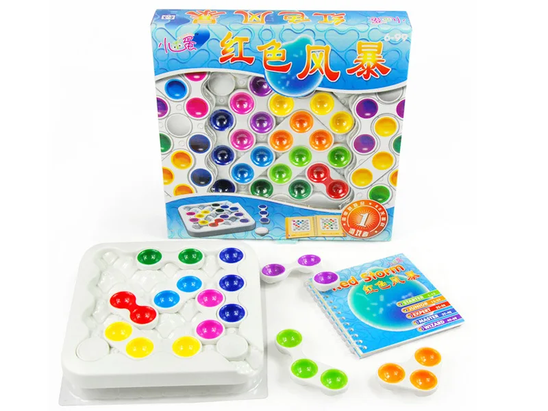 

Пластиковая игрушка Candice guo, креативный Красный Шторм, головоломка, движение, вызов, игра, интеллект, подарок ребенку на день рождения, Набор ...