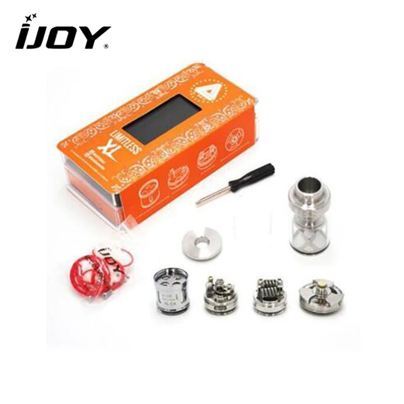 Оригинальный IJOY безграничный XL 4 мл топ наполнение дизайн Sub Ohm бак и RTA 50 Вт 215