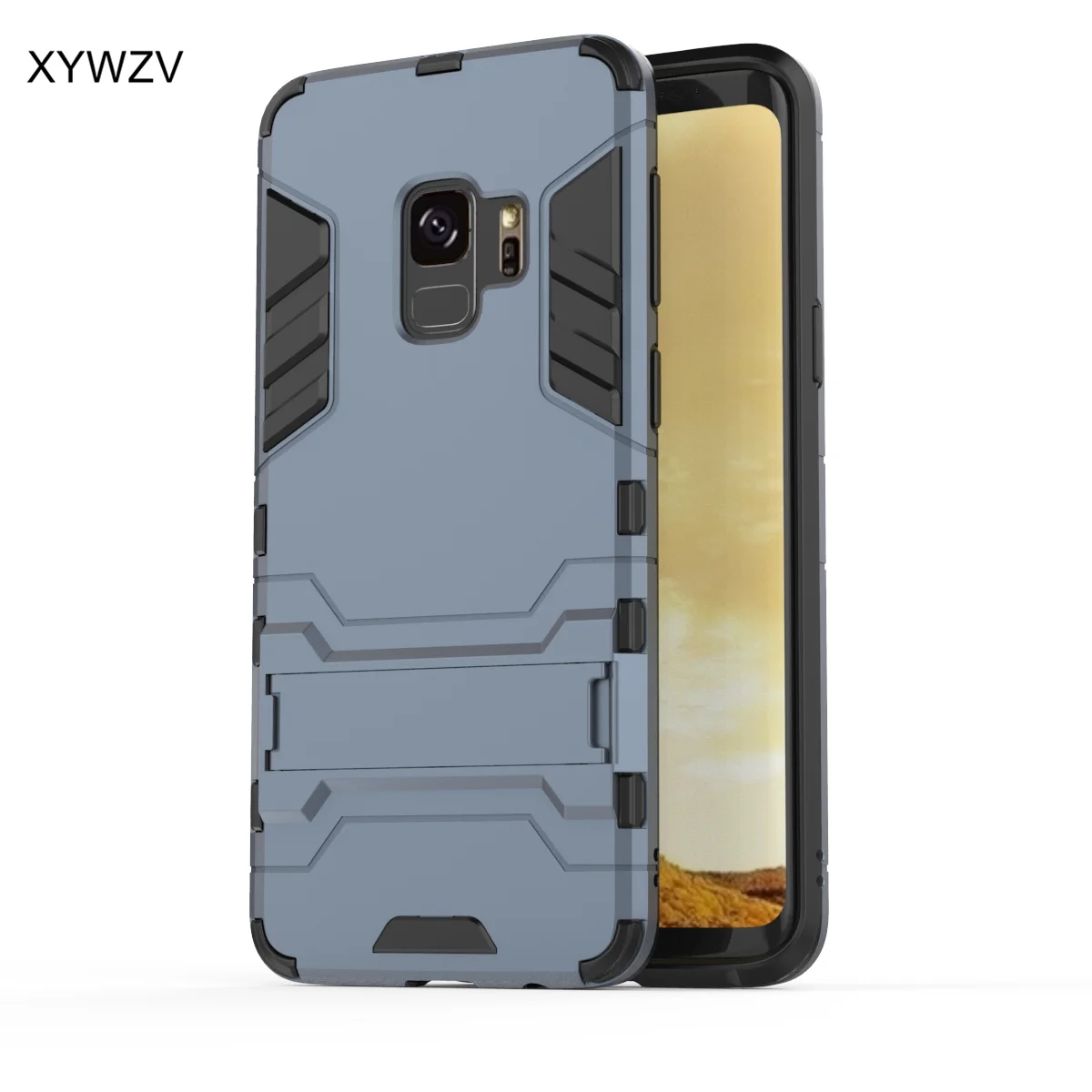 For Samsung Galaxy S9 Case Shockproof Luxury Armor Robot Soft Silicone Phone Cover |