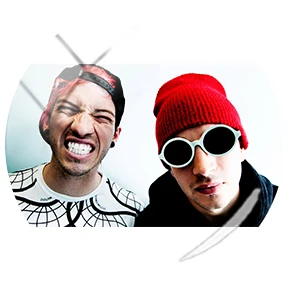 TO17 JWEIJIAO Twenty One Pilots Music Band изображения стеклянный кабошон купол демонстрационная плоская задняя часть DIY ювелирных изделий для брелока ожерелья - Цвет: TO17