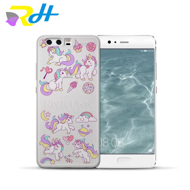 Чехол для Huawei P20 lite Rainbow unicorn чехол 2018 Модный Pro Etui|Чехлы-накладки| |