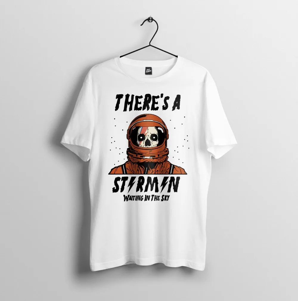 Bowie Ziggy Stardust Starman Inspired Design-мужская футболка унисекс 2019 новые модные хлопковые