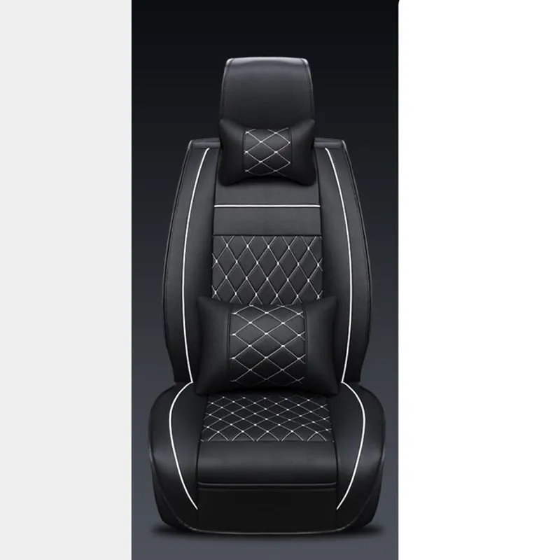 1pc Deluxe Edition Специальные кожаные чехлы для сидений автомобиля для mercedes Benz w204 w211 w210 w124 w212 w202 w245 w163 cla gls аксессуары Стайлинг - Название цвета: 1pc Deluxe Edition
