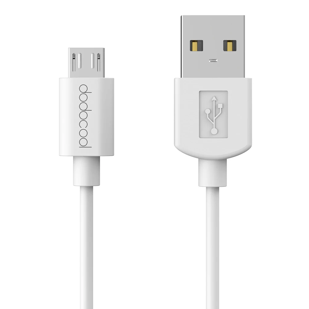 Dodocool Мягкий TPE Micro USB к USB 3A зарядный кабель синхронизации 3,3 фута/1 м белый для микро USB-заряженных телефонов, планшетов и других устройств