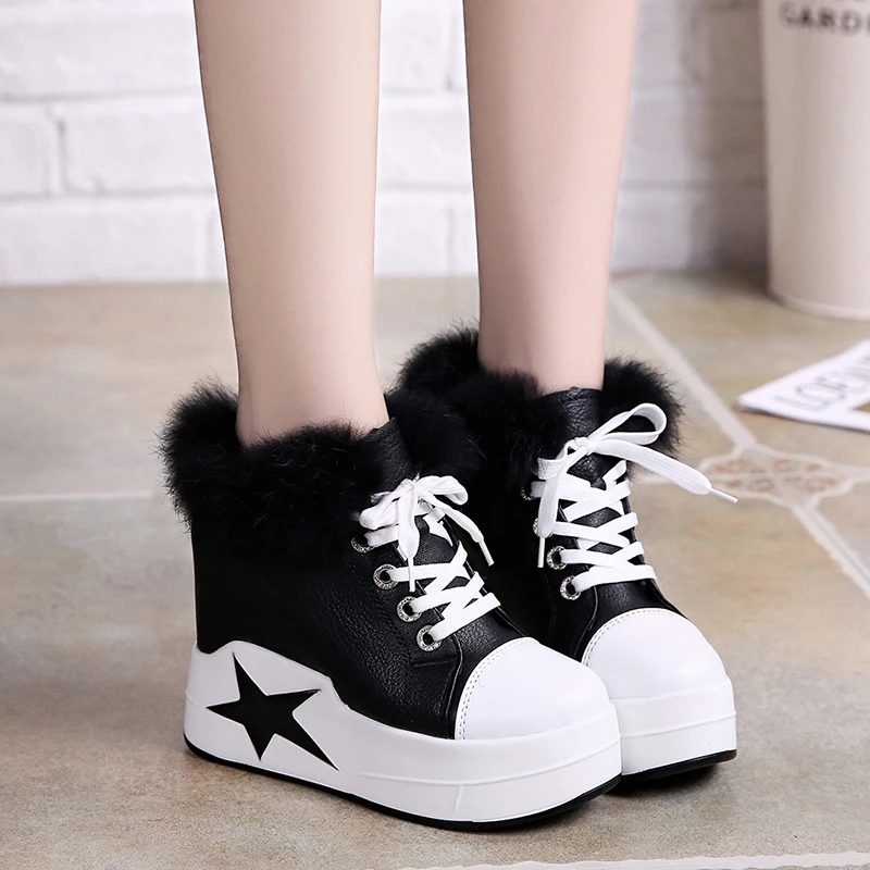 APHIXTA обувь на платформе увеличивающая рост женские ботильоны для Для женщин