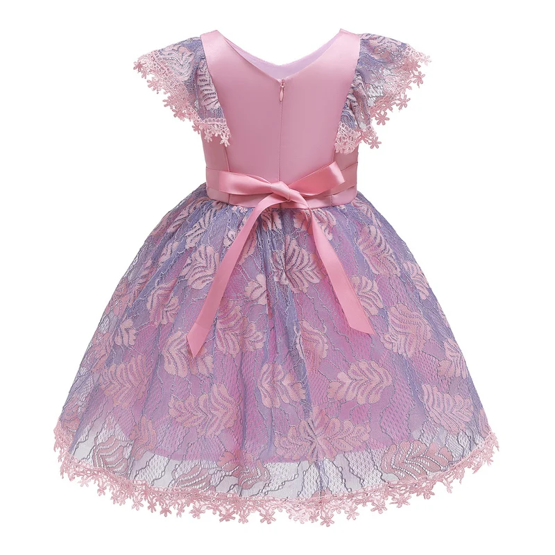 New Lace Baby Girls Dress Princess Wedding Party Kids Dresses For Prom Gown 2019 Formal Children Evening Clothing 10 Years | Детская